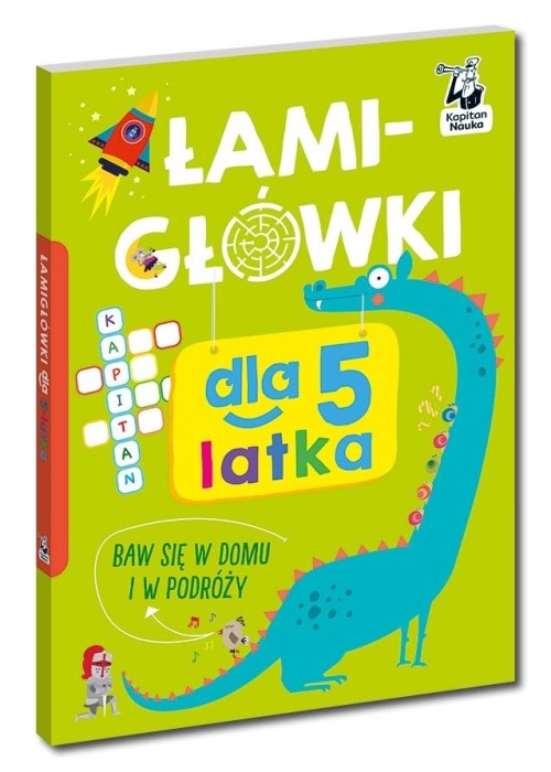 Kapitan Nauka. Łamigłówki dla 5-latka