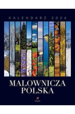 Kalendarz 2026 wieloplanszowy 34x44cm Malownicza Polska