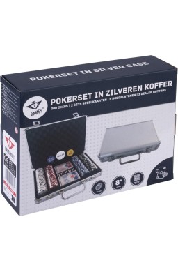 Zestaw do pokera 200szt dice chips