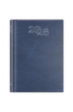 Kalendarz 2026 A5 dzienny standard granatowy