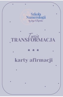 Karty afirmacyjne Twoja Transformacja