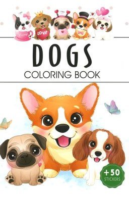 Dogs. Coloring book