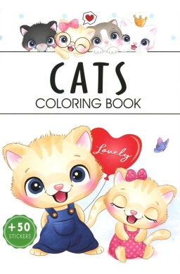 Cats. Coloring book