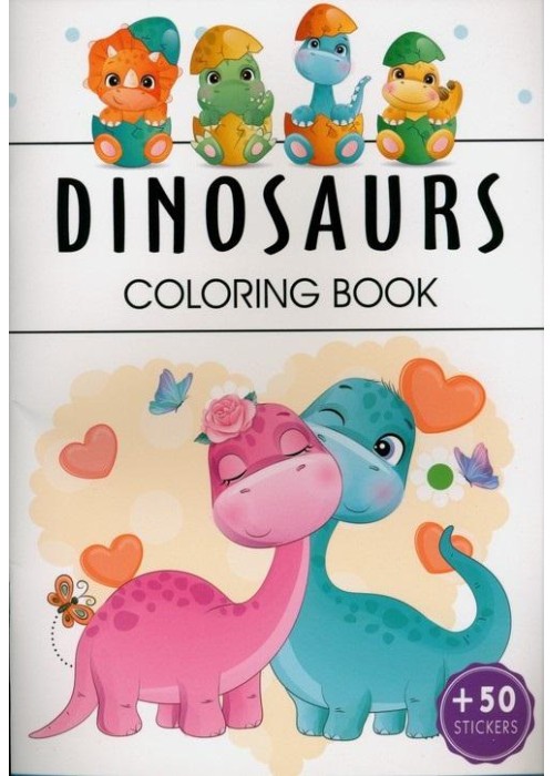 Dinosaurs. Coloring book