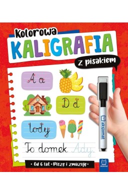 Kolorowa kaligrafia z pisakiem. Piszę i zmazuję