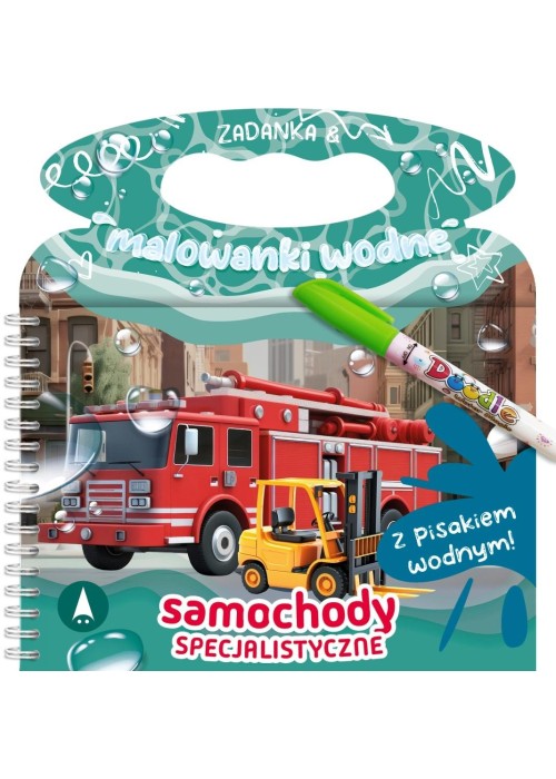 Zadanka & malowanki wodne. Samochody specjalistycz