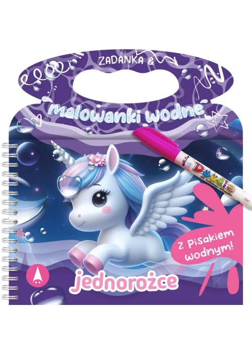 Zadanka & malowanki wodne. Jednorożce