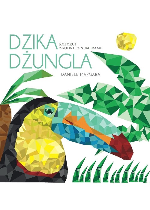 Dzika dżungla. Koloruj zgodnie z numerami