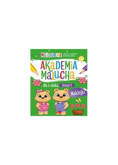 Akademia malucha dla 5latka. Zeszyt 2 Akademia malucha dla 5latka. Zeszyt 2
