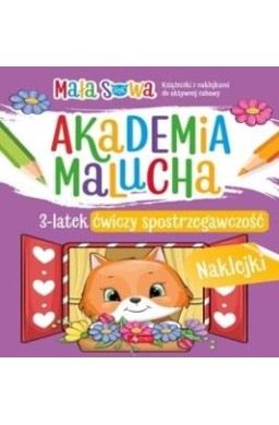 Akademia malucha. 3latek ćwiczy spostrzegawczość