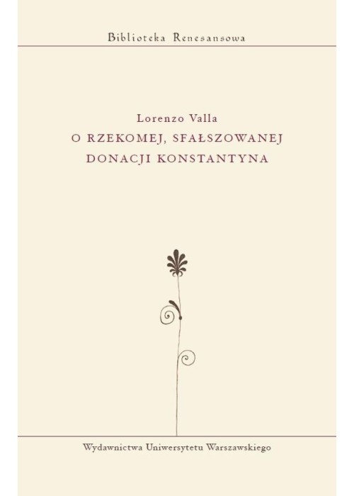 O rzekomej, sfałszowanej donacji Konstantyna