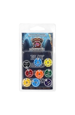 Trackers Counters Range 0-9 20mm Random Colours