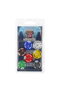 Trackers Counters Range 0-9 25mm Random Colours