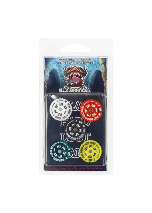 Trackers Counters Range 0-59 25mm Random Colours