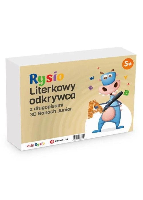 Rysio Literkowy odkrywca z długopisami 3D...
