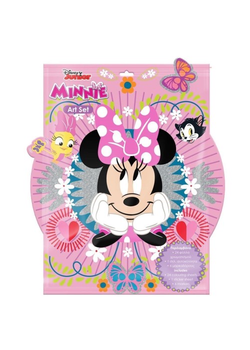Kolorowanka z naklejkami Minnie Kolorowanka z naklejkami Minnie