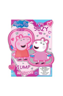 Kolorowanka z naklejkami Peppa