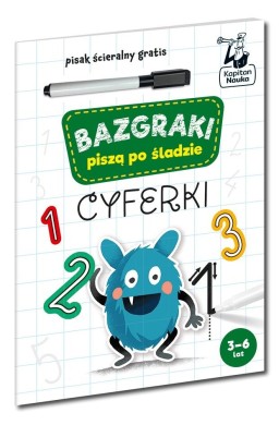 Kapitan Nauka. Bazgraki piszą po śladzie. Cyferki