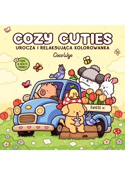 Cozy Cuties. Urocza i relaksująca kolorowanka