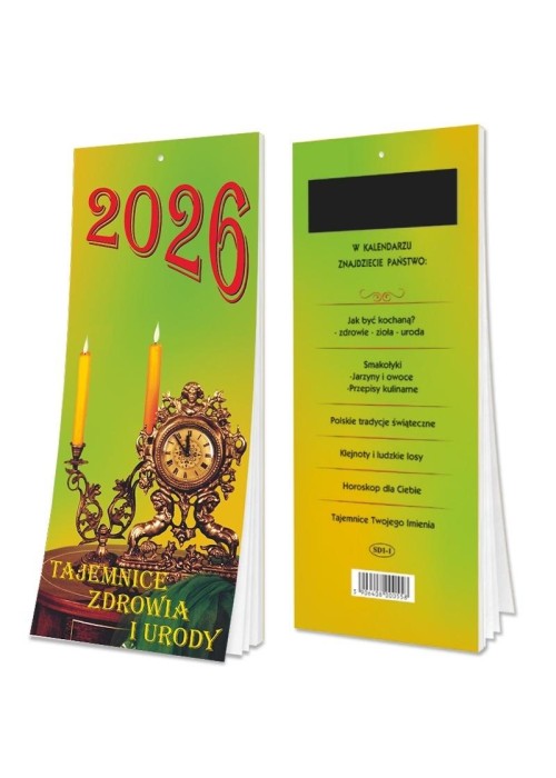 Kalendarz 2026 Tygodniowy z magnesem