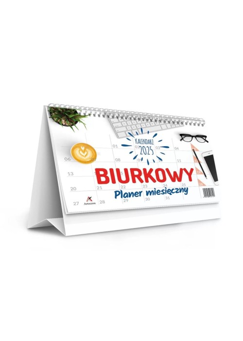 Kalendarz 2026 biurkowy planer stojący 24x15cm