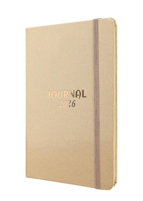 Terminarz 2026 tygod. 13x18,4cm gumka Journal MIX