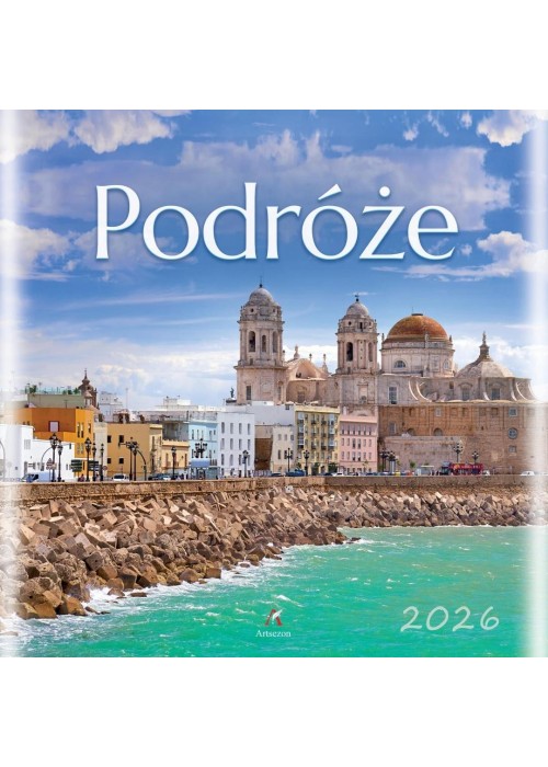 Kalendarz 2026 wieloplanszowy 33x33cm Podróże Kalendarz 2026 wieloplanszowy 33x33cm Podróże