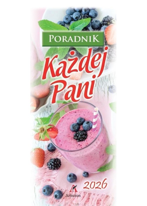 Kalendarz 2026 poradnik każdej pani 11,5x28cm MIX