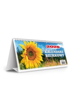 Kalendarz 2026 biurkowy stojący 24x11cm