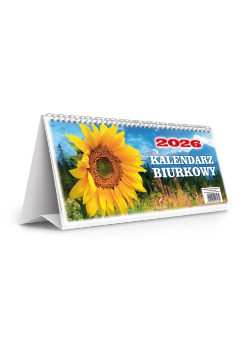 Kalendarz 2026 biurkowy stojący 24x11cm