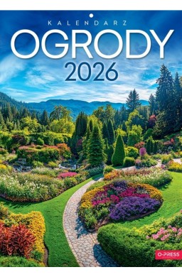 Kalendarz 2026 A4 Wieloplanszowy Ogrody