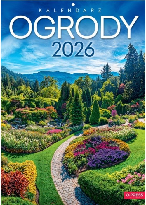 Kalendarz 2026 A4 Wieloplanszowy Ogrody