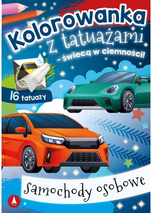 Kolorowanka z tatuażami Samochody osobowe