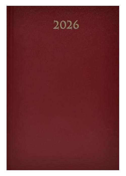 Terminarz 2026 dzienny A5 Divas brązowy