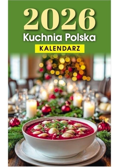 Kalendarz 2026 B7 zdzierak Kuchnia Polska