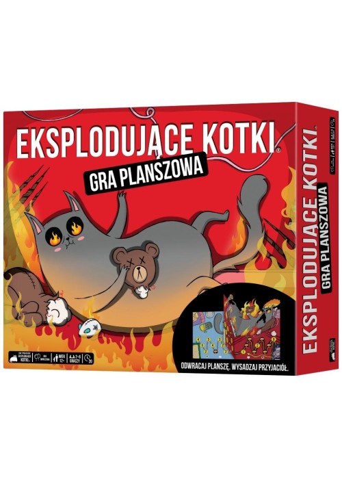 Eksplodujące Kotki: Gra planszowa REBEL