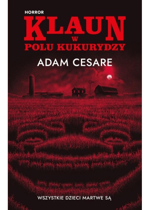 Klaun w polu kukurydzy