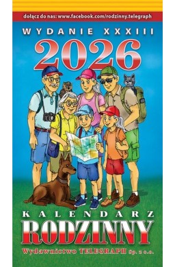 Kalendarz 2026 zdzierak Rodzinny
