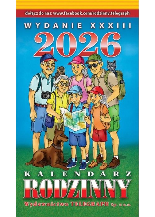 Kalendarz 2026 zdzierak Rodzinny Kalendarz 2026 zdzierak Rodzinny