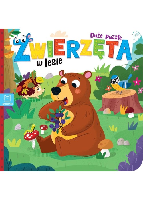 Duże puzzle. Zwierzęta w lesie