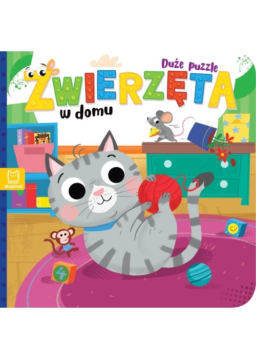 Duże puzzle. Zwierzęta w domu