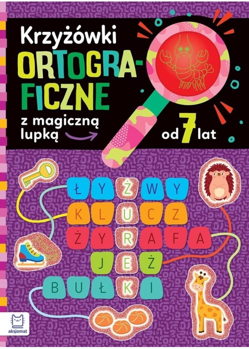 Krzyżówki ortograficzne z magiczną lupką od 7 lat