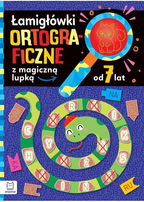 Łamigłówki ortograficzne z magiczną lupką od 7 lat
