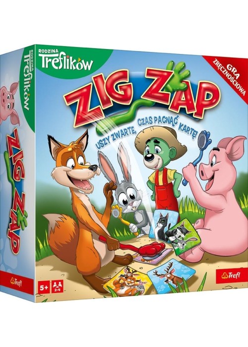 Gra Zig Zap Rodzina Treflików TREFL Gra Zig Zap Rodzina Treflików TREFL