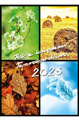 Kalendarz 2026 z księdzem Twardowskim - Pory roku