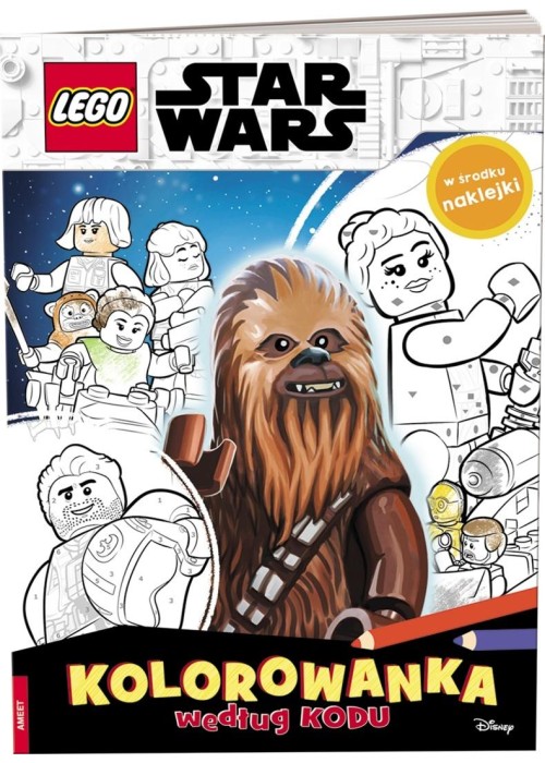 Lego Star Wars. Kolorowanka według kodu