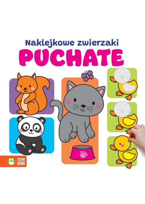Naklejkowe zwierzaki. Puchate