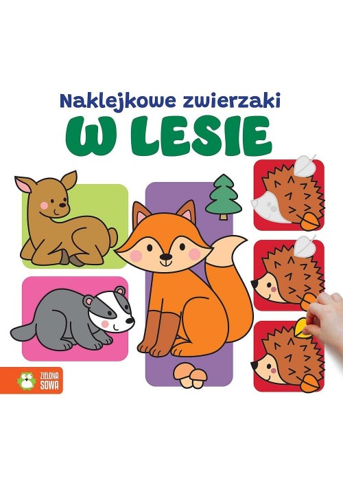 Naklejkowe zwierzaki. W lesie