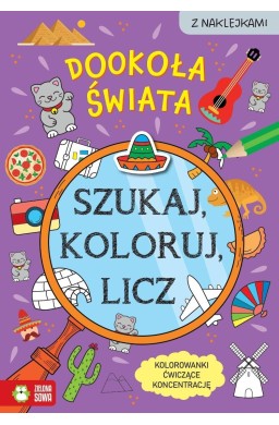 Szukaj, koloruj i licz. Dookoła świata