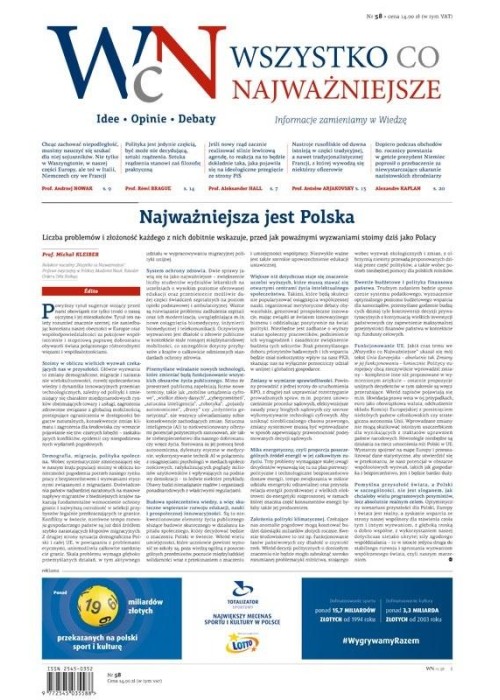 Wszystko, co Najważniejsze nr 58 Wszystko, co Najważniejsze nr 58